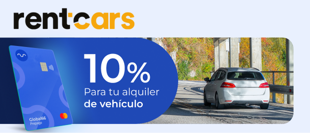 Logo de Global66 + RentCars